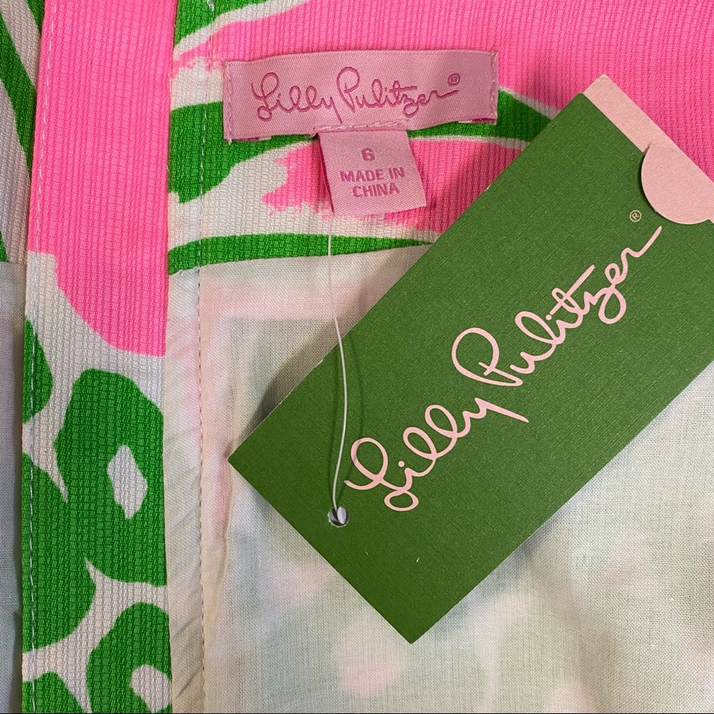 NWT - Lilly Pulitzer Tate Skirt Pink Pout Flamenco - Picture 7 of 9